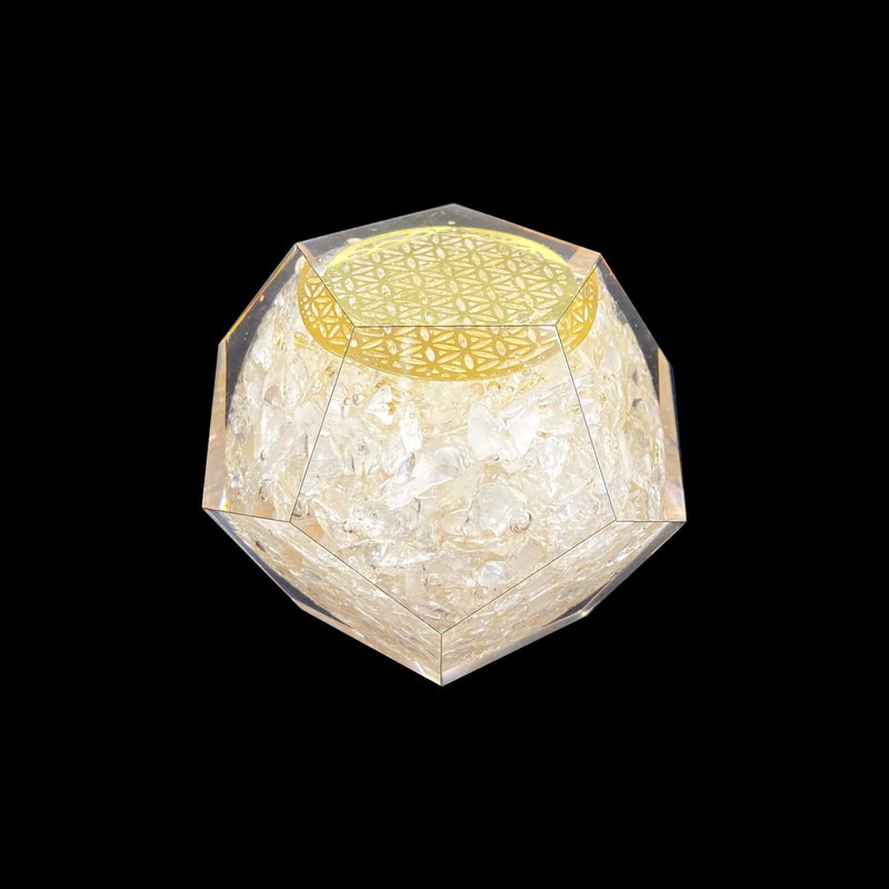 Crystal Orgonite Faceted Sphere