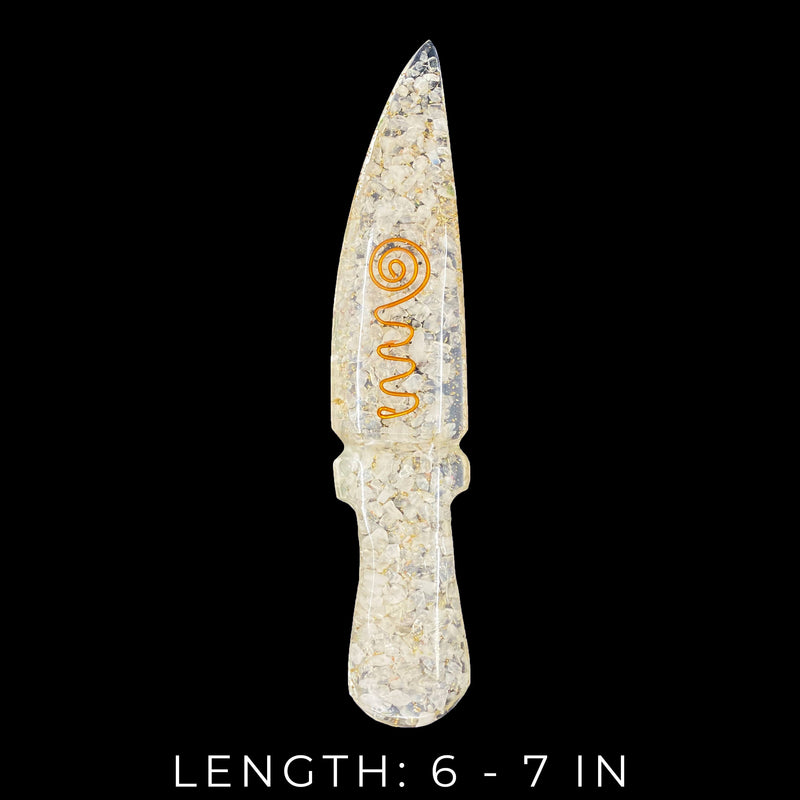 Crystal Orgonite Warrior Dagger