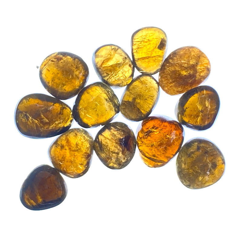 Dravite : Champagne Tourmaline Tumbles.