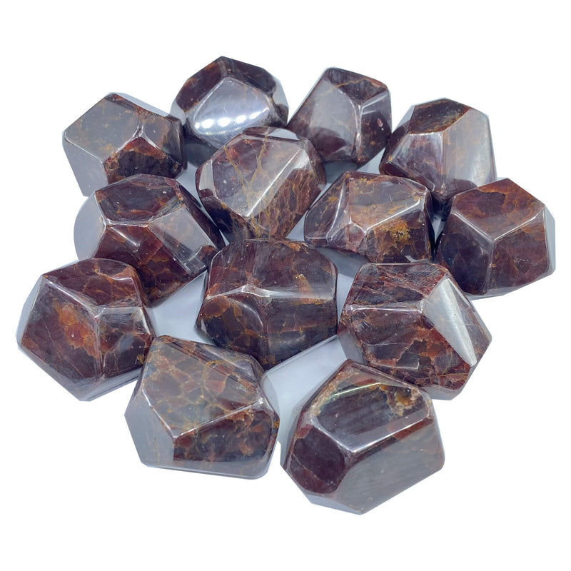 Faceted Garnet Tumbles