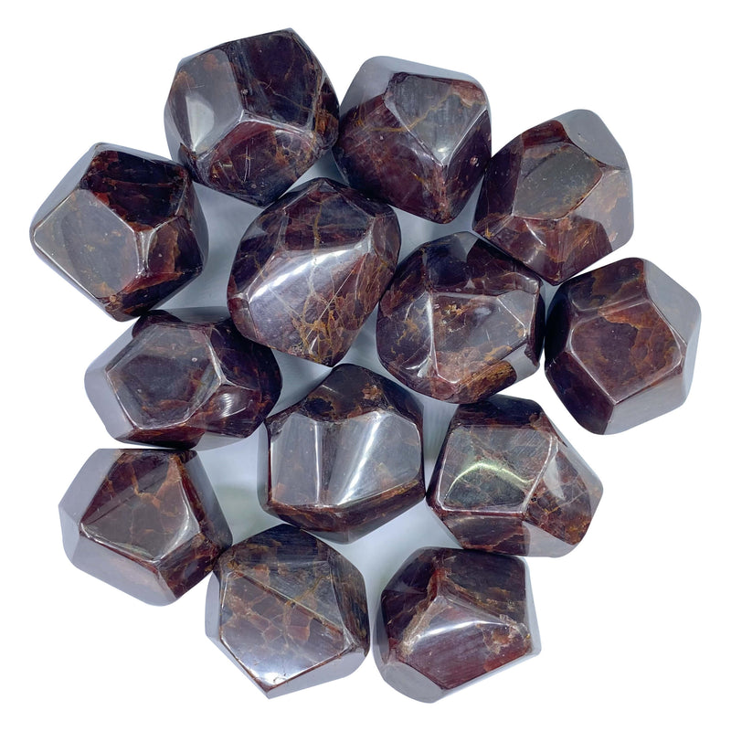 Faceted Garnet Tumbles