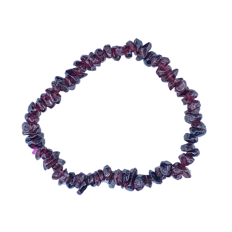 Garnet Chips Bracelet