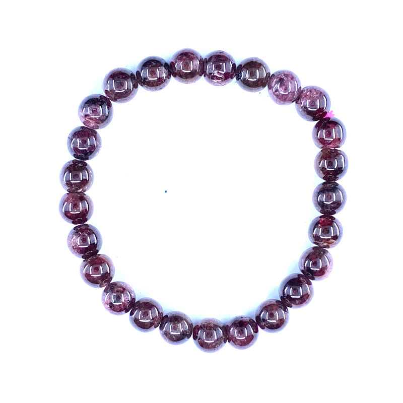 Garnet Round Bracelet