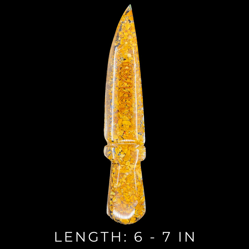 Golden Aventurine Orgonite Warrior Dagger