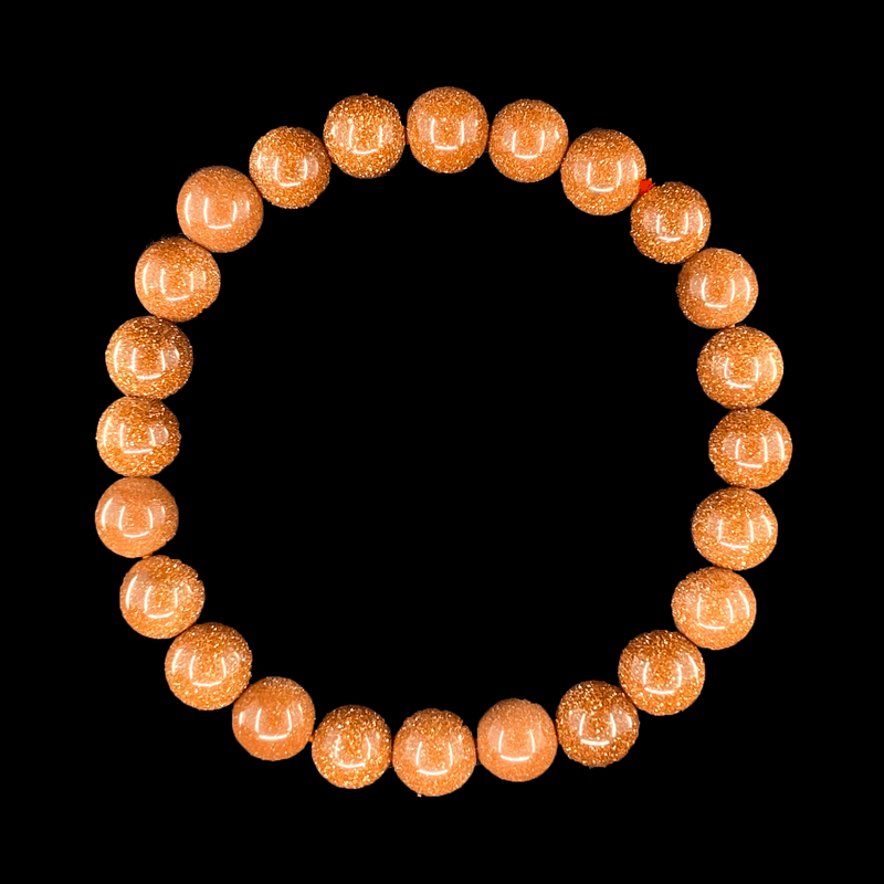 Goldstone Round Bracelet