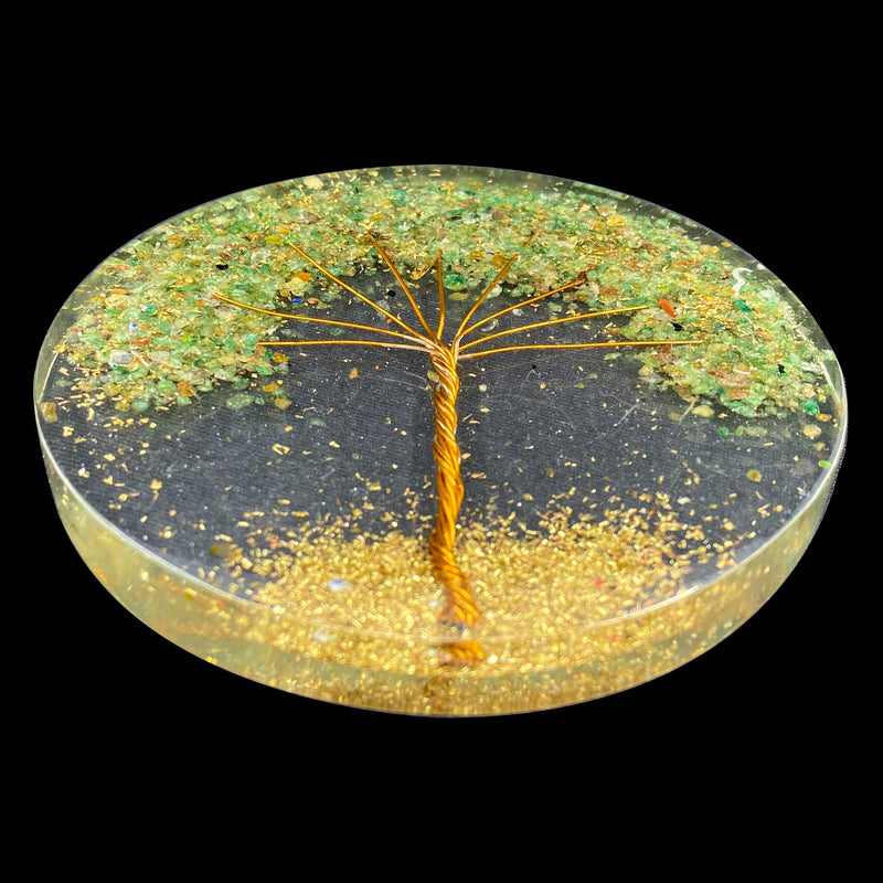 Green Aventurine Orgonite Charging Plate