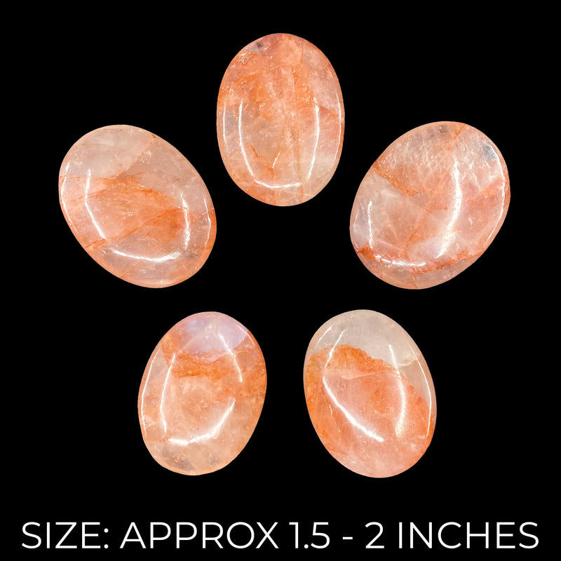 Hematoid Quartz Palmstones
