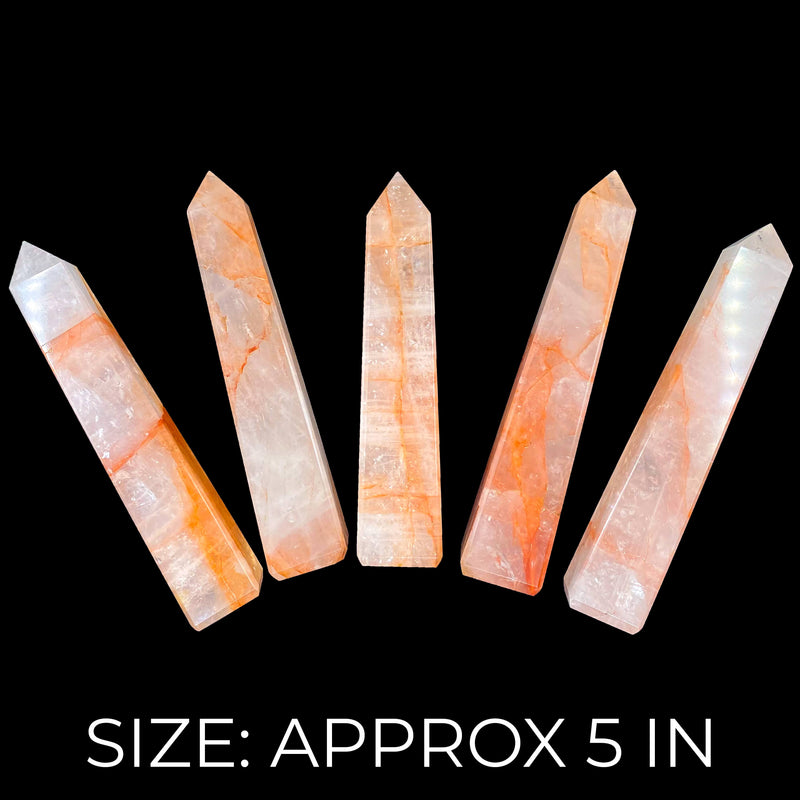Hematoid Quartz Points