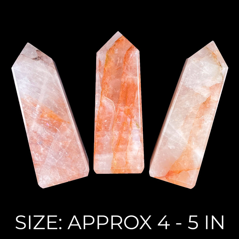 Hematoid Quartz Towers