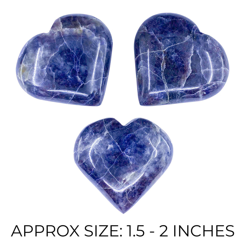 Iolite Hearts