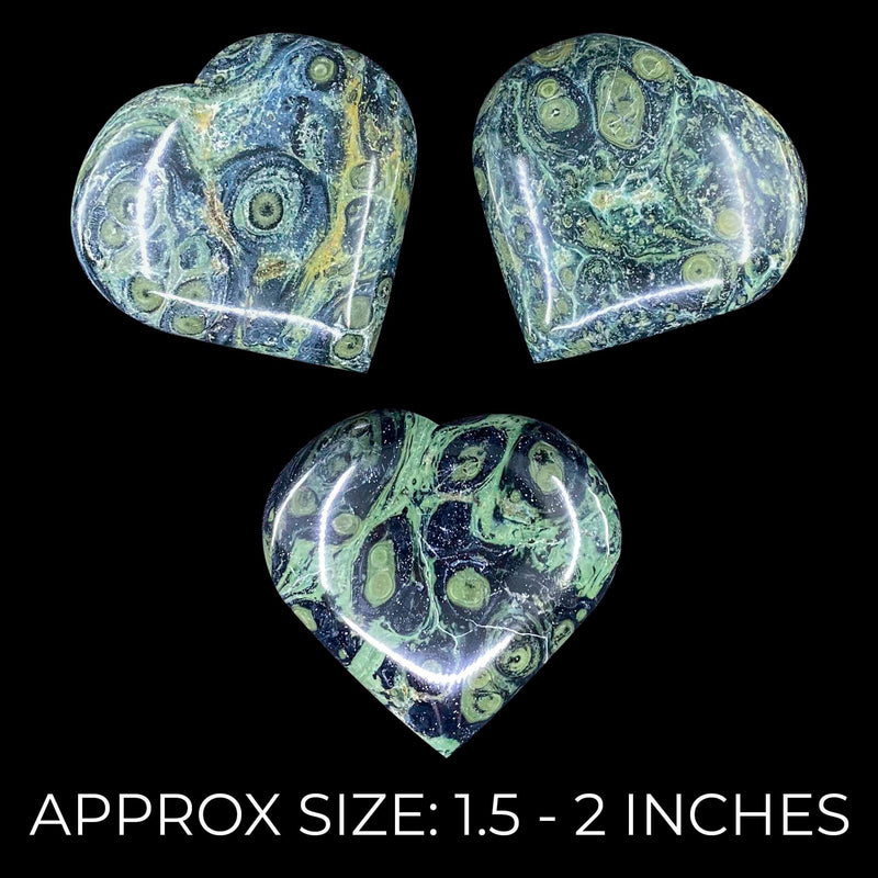 Kambaba Jasper Hearts