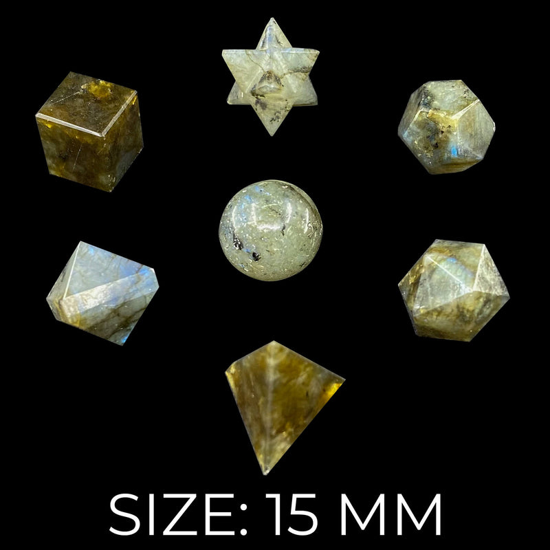 Labradorite Geometry Set - 7 Pcs