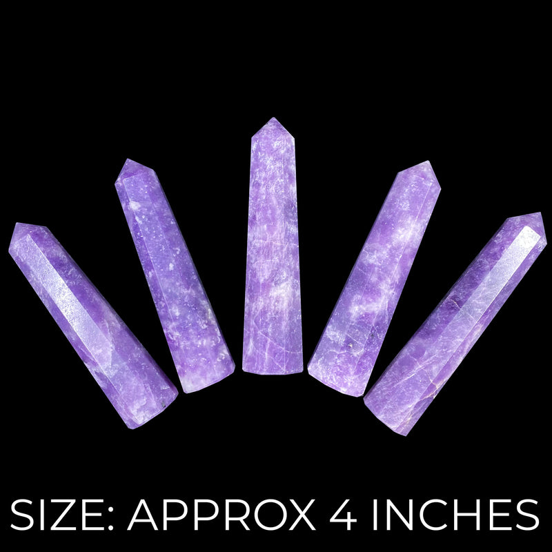 Lepidolite Points