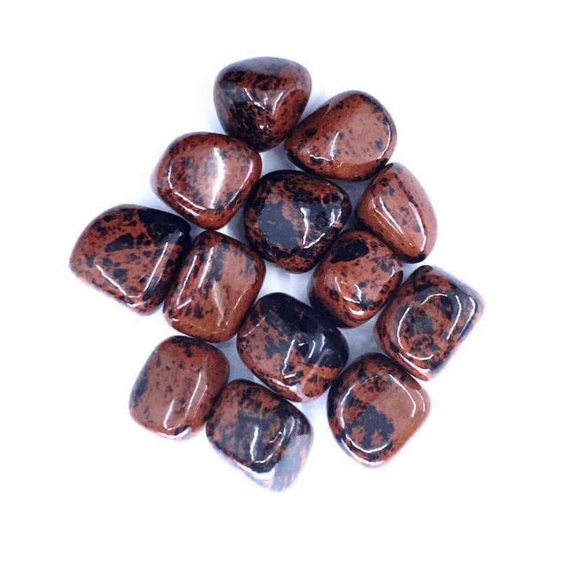 Mahagony Obsidian Tumbles.