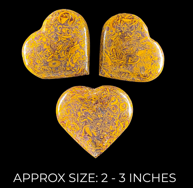 Scriptstone Jasper Hearts