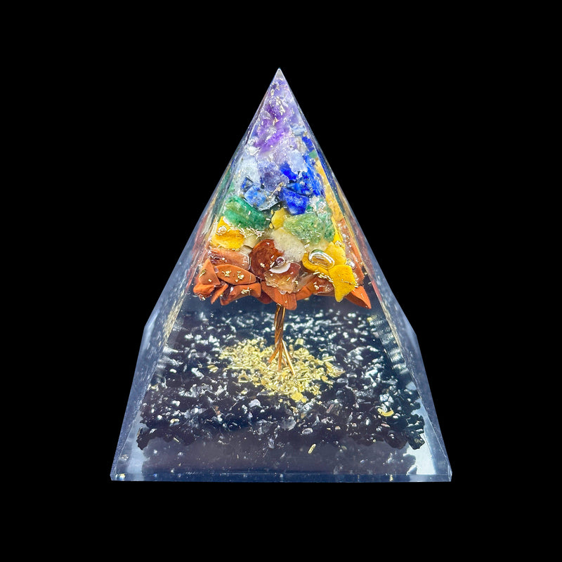 Orgone Forest Tree Pyramid - 7 Chakra
