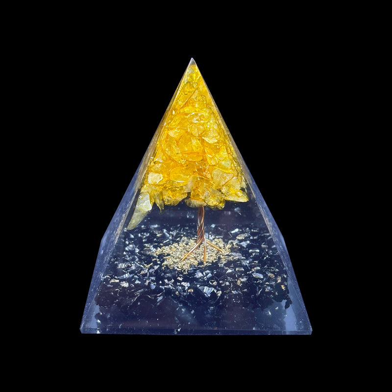 Orgone Forest Tree Pyramid - Citrine