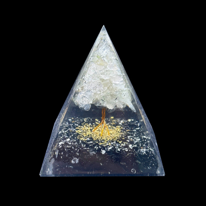 Orgone Forest Tree Pyramid - Crystal