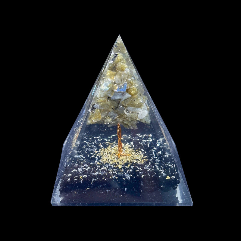Orgone Forest Tree Pyramid - Labradorite
