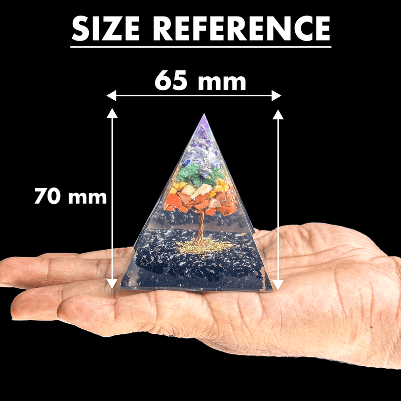 Orgone Forest Tree Pyramid - Crystal