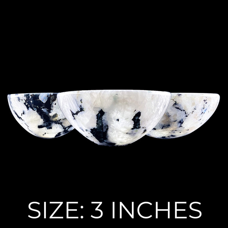 Rainbow Moonstone Bowls - 3"