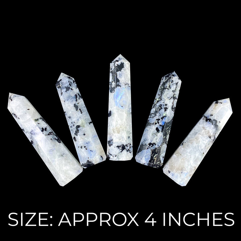 Rainbow Moonstone Points
