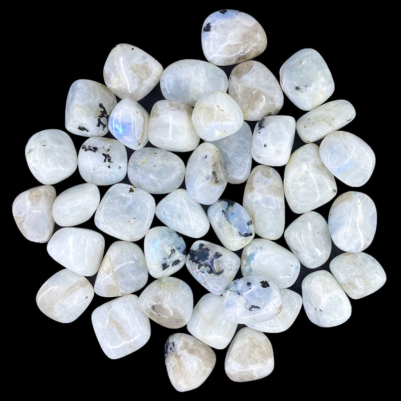 Rainbow Moonstone Tumbles