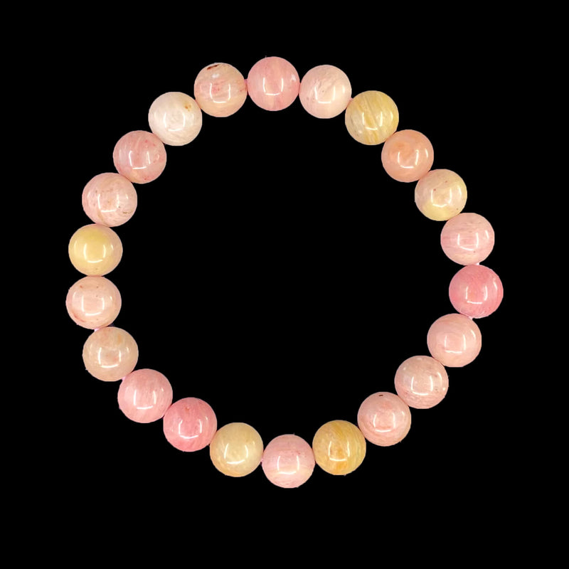 Rhodochrosite Round Bracelet