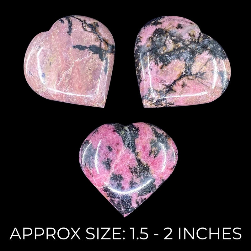 Rhodonite Hearts