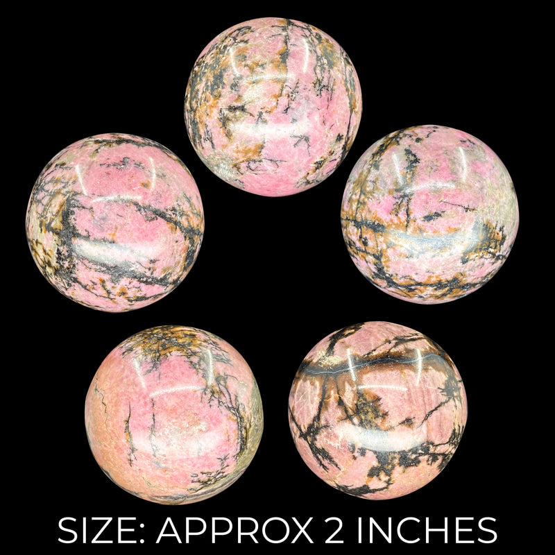 Rhodonite Spheres