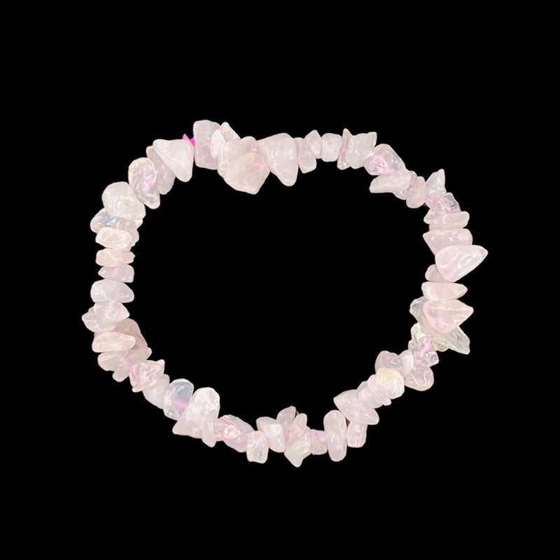 Rose Quartz Chips Bracelet
