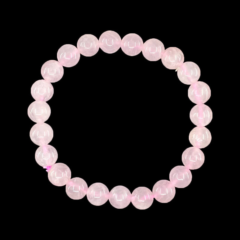 Rose Quartz Round Bracelet