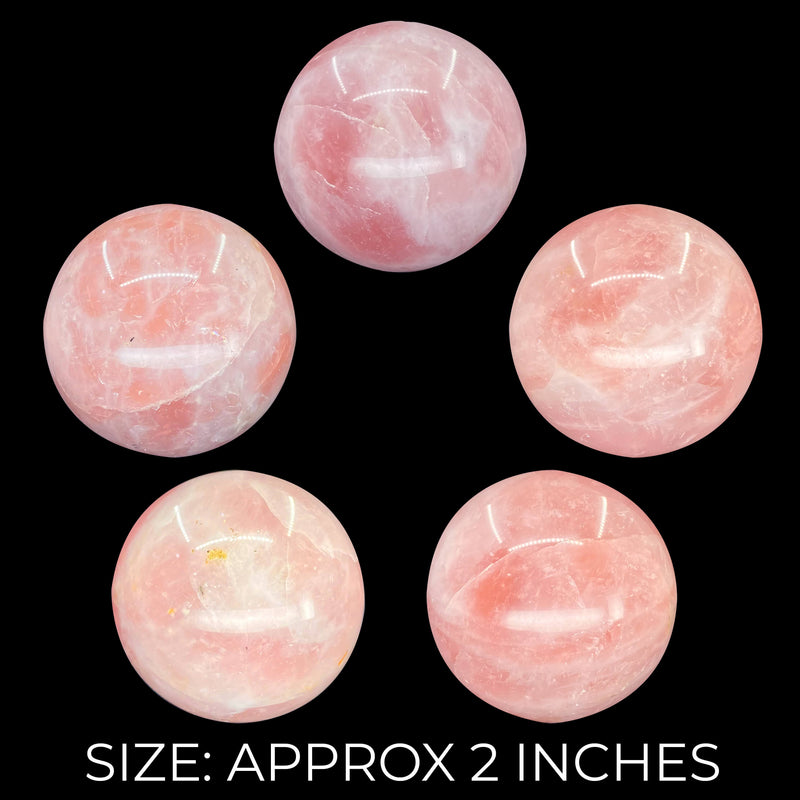 Rose Quartz Spheres