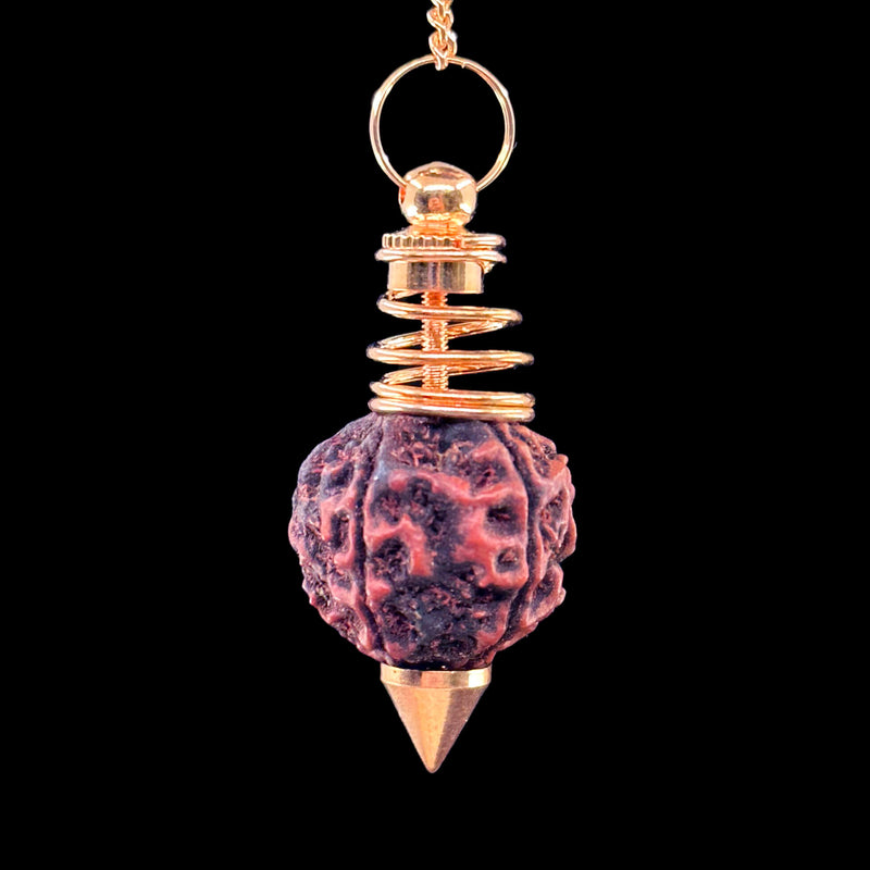 Rudraksha Spring Pendulum - Copper