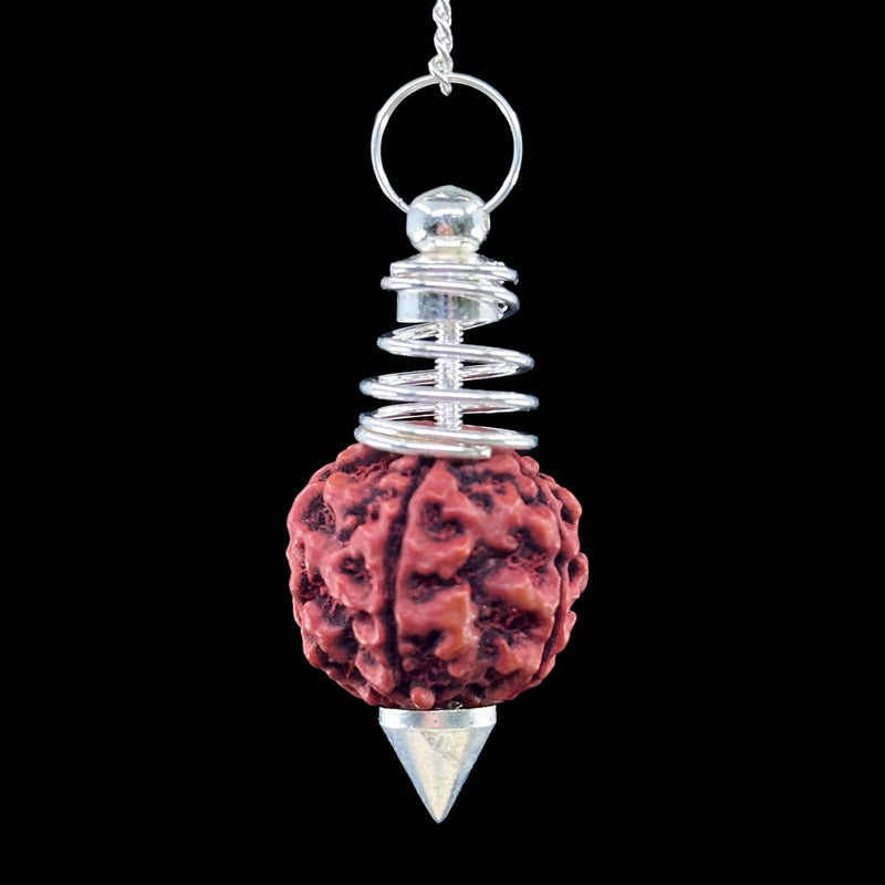 Rudraksha Spring Pendulum - Silver