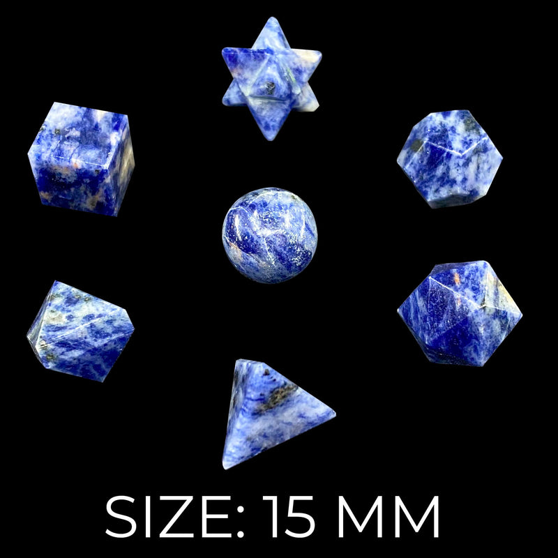 Sodalite Geometry Set - 7 Pcs