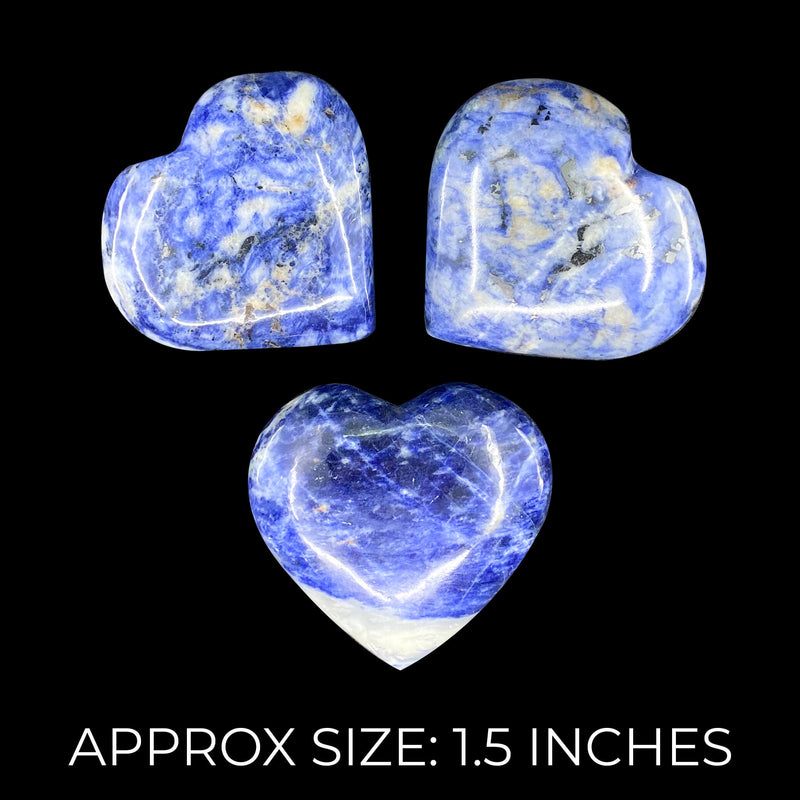Sodalite Hearts
