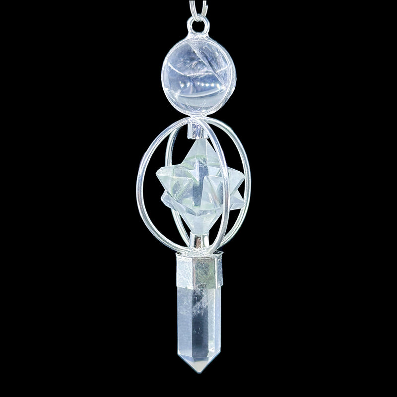 Spinning Star Pendulum - Crystal