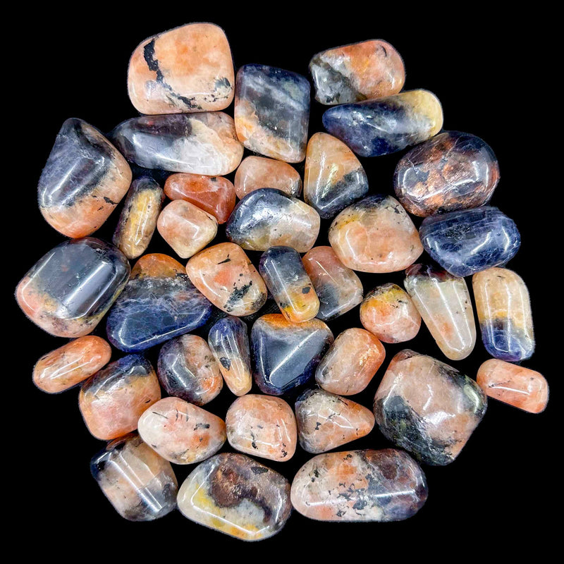 Sunstone with Iolite Tumbles