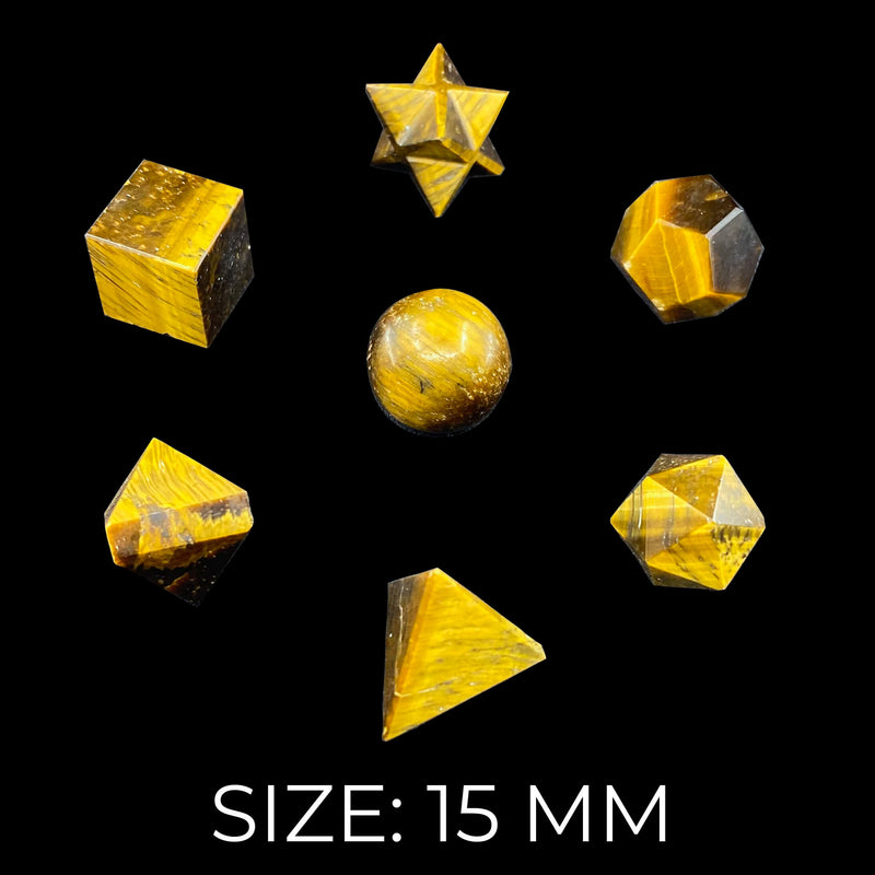 Tiger Eye Geometry Set - 7 Pcs